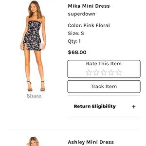 Revolve floral Dress